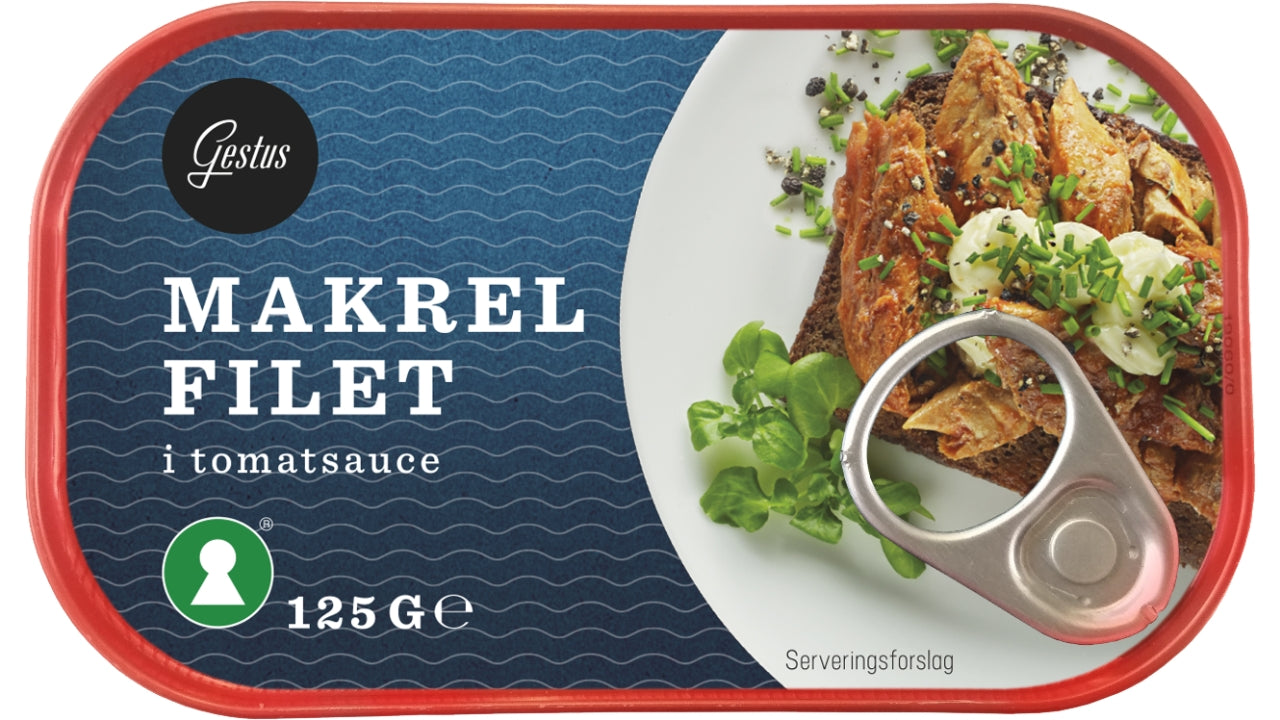 Makrelfilet 125g