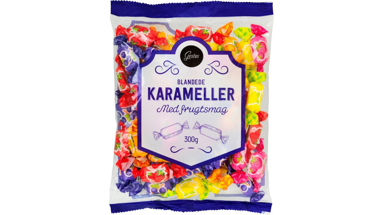 Frugtkarameller 300g