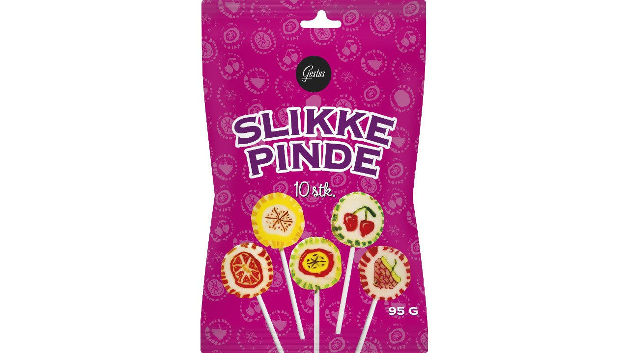 Slikkepinde 10stk