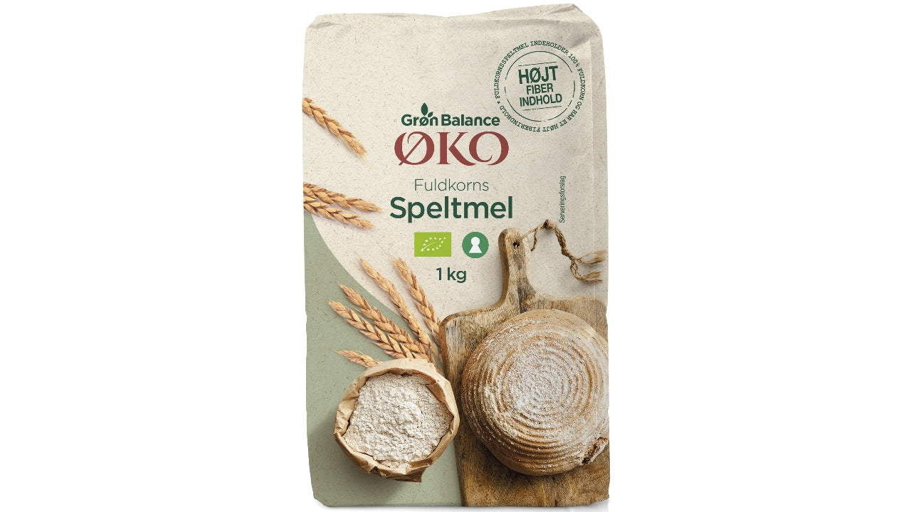 Øko Fuldkorn speltmel 1kg