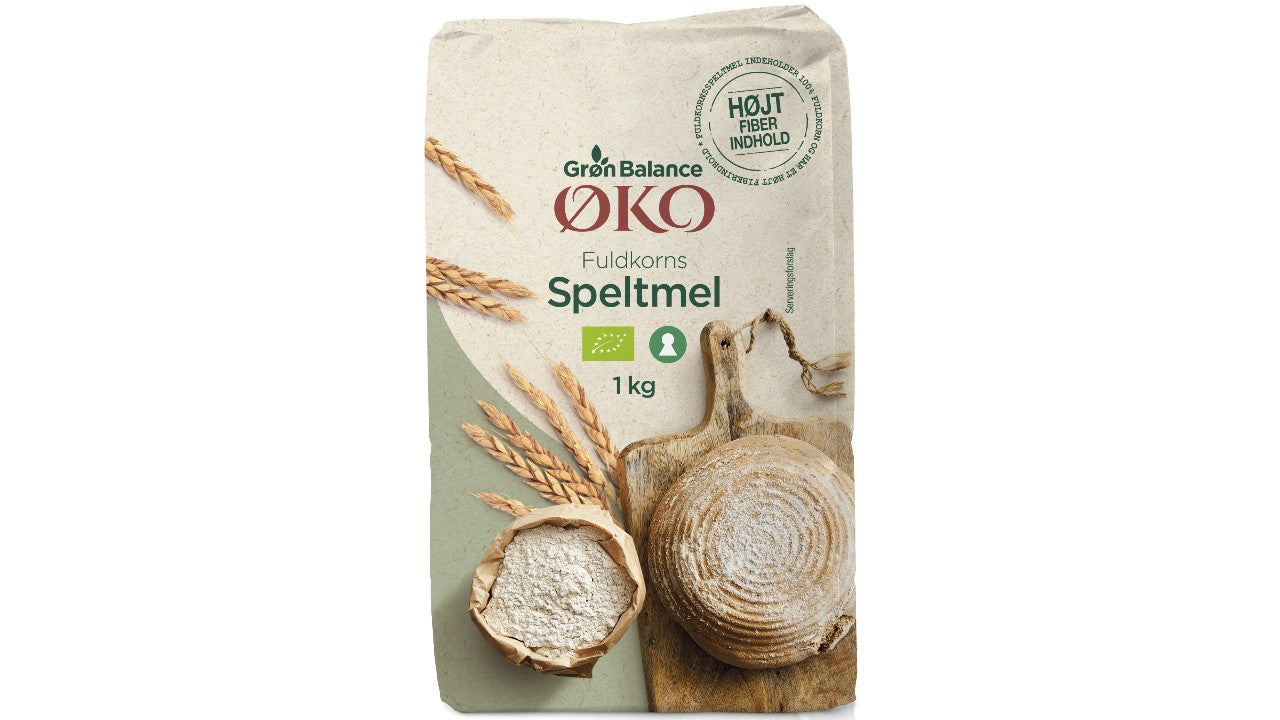 Øko Fuldkorn speltmel 1kg