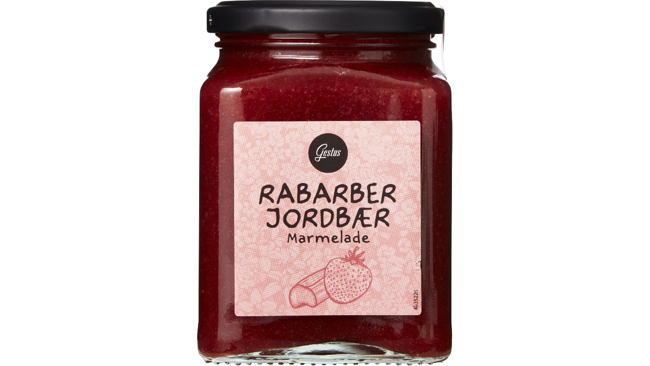 Rabarber/Jordbær marmelade 400g