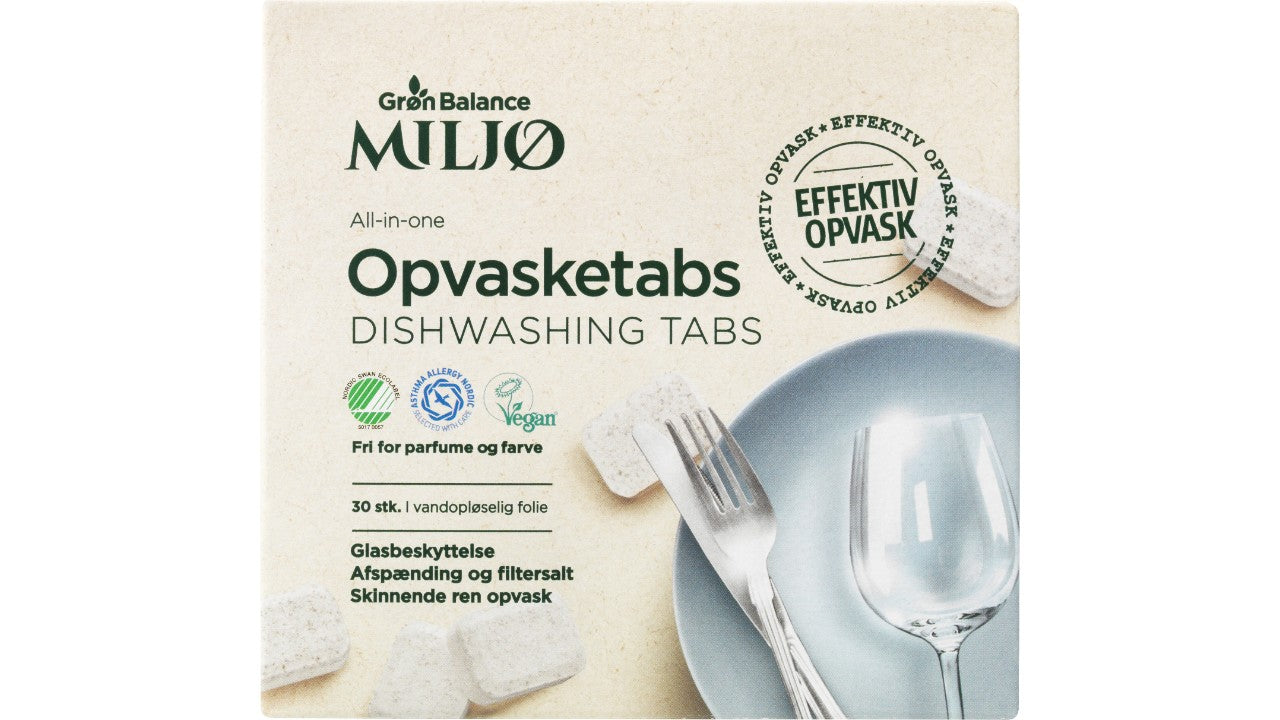 Opvasketabs all-in-one 30stk