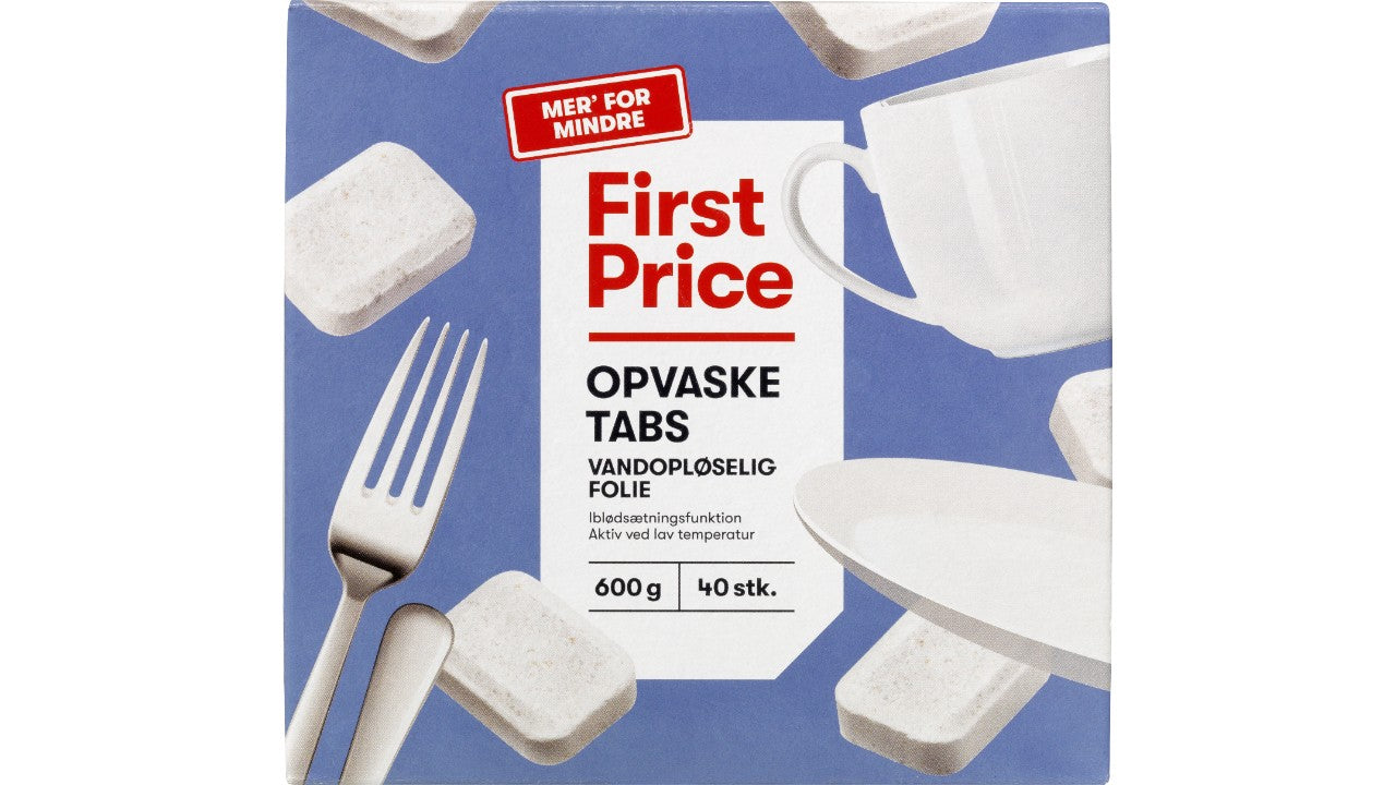Opvasketabs 2i1 40stk