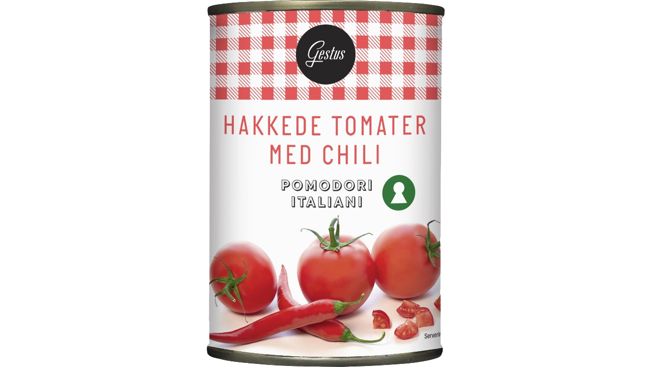 Tomater med chili 400g
