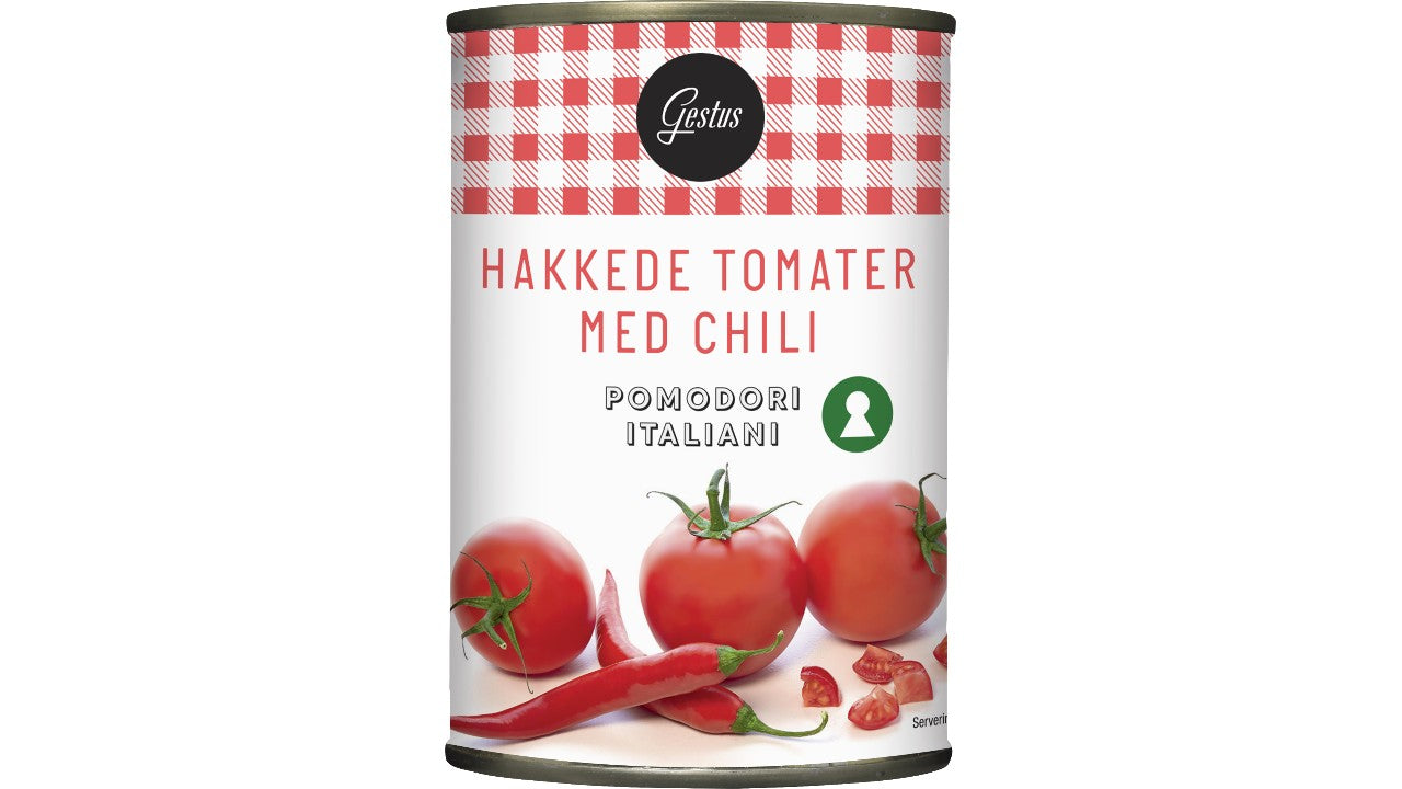 Tomater med chili 400g