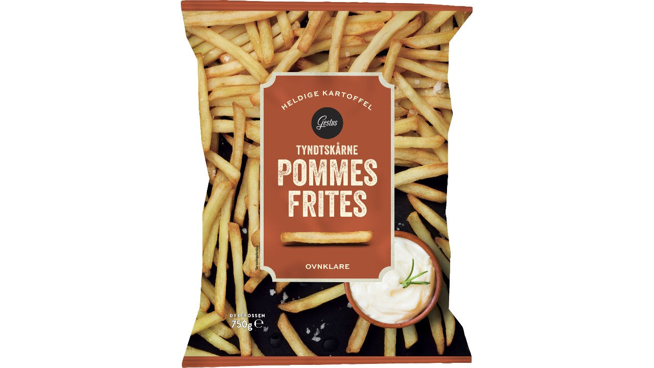 Pommes frites tyndtskårne 750g