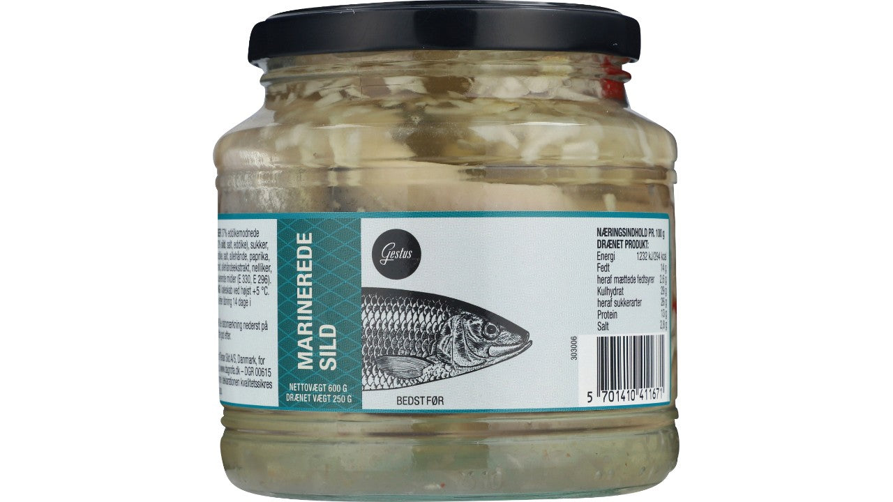 Marinerede sild 250/600g