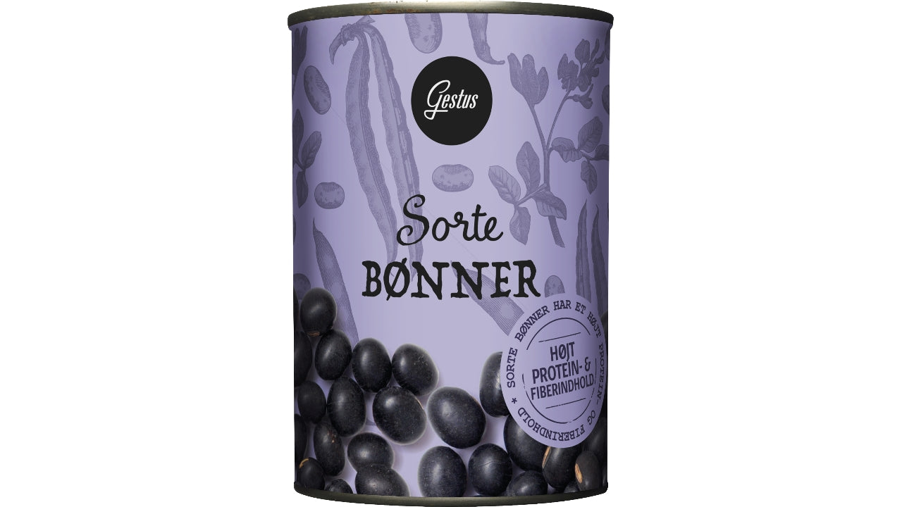 Sorte bønner 400g