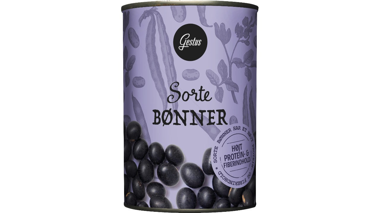 Sorte bønner 400g