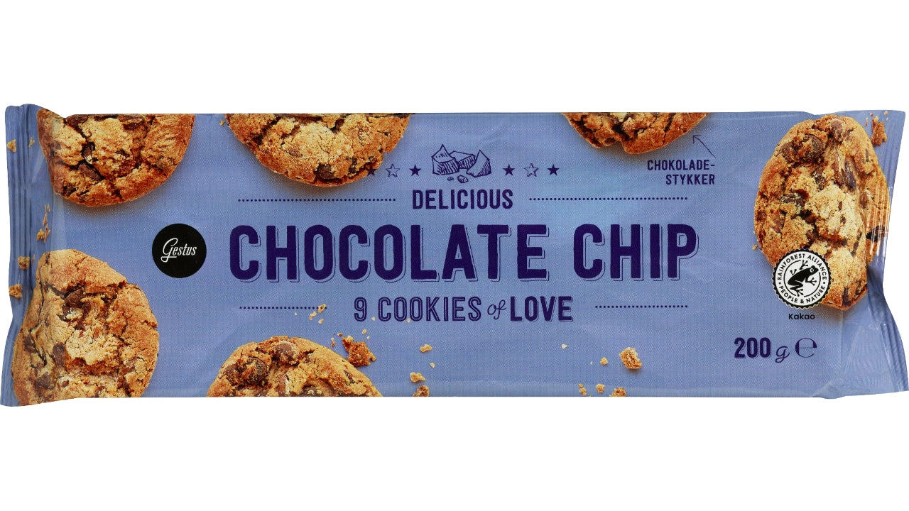 Choc chip cookies 200g
