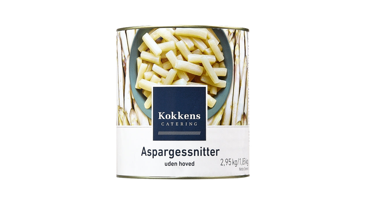 Aspargessnitter hvide u/h 2,95/1,85kg