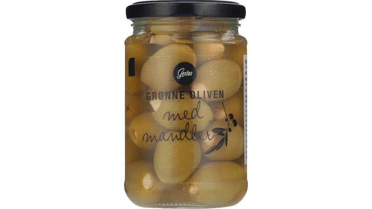 Oliven m/mandler 290g