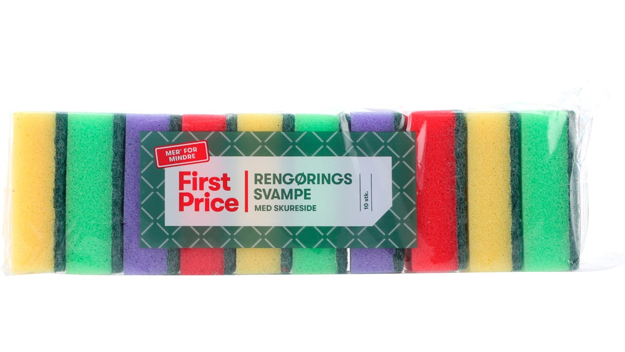 Rengøringssvampe 10stk