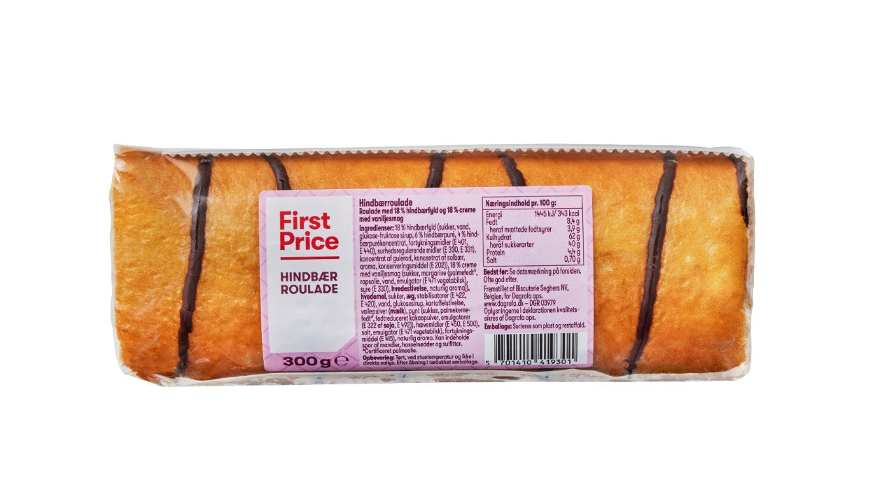 Hindbærroulade 300g