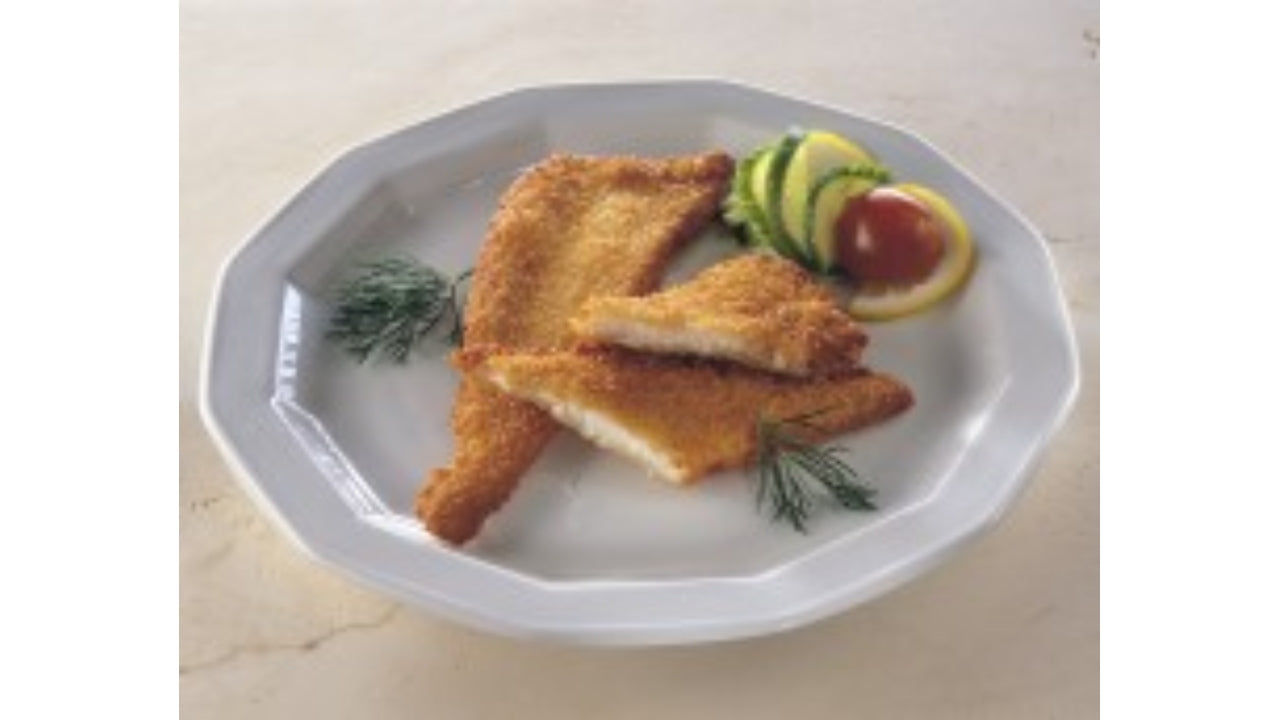 Rødspættefilet paneret 1/4 40-70g 5kg