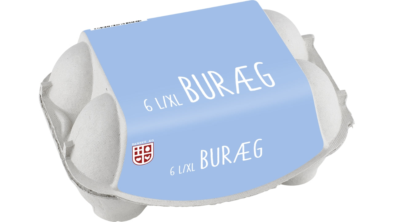 Danske æg 6stk