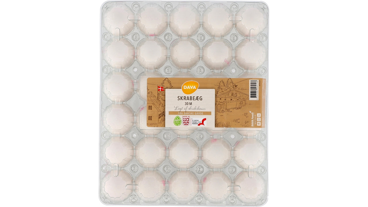 Æg friske str. M 30stk