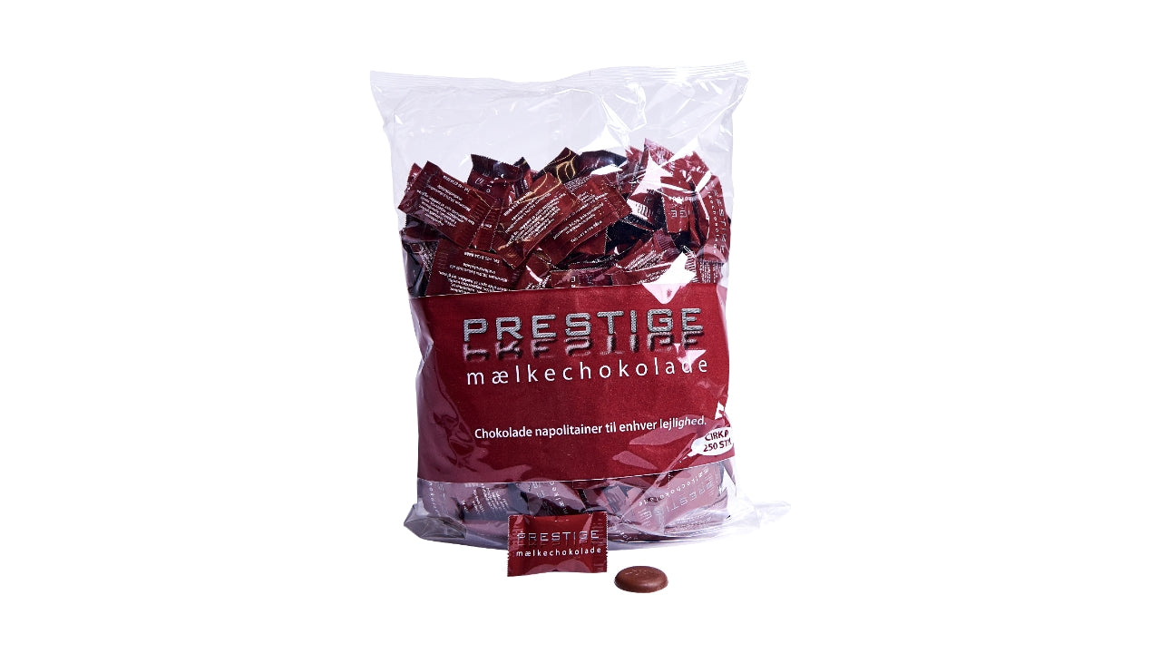 Prestige napolitains mælk 250x4g