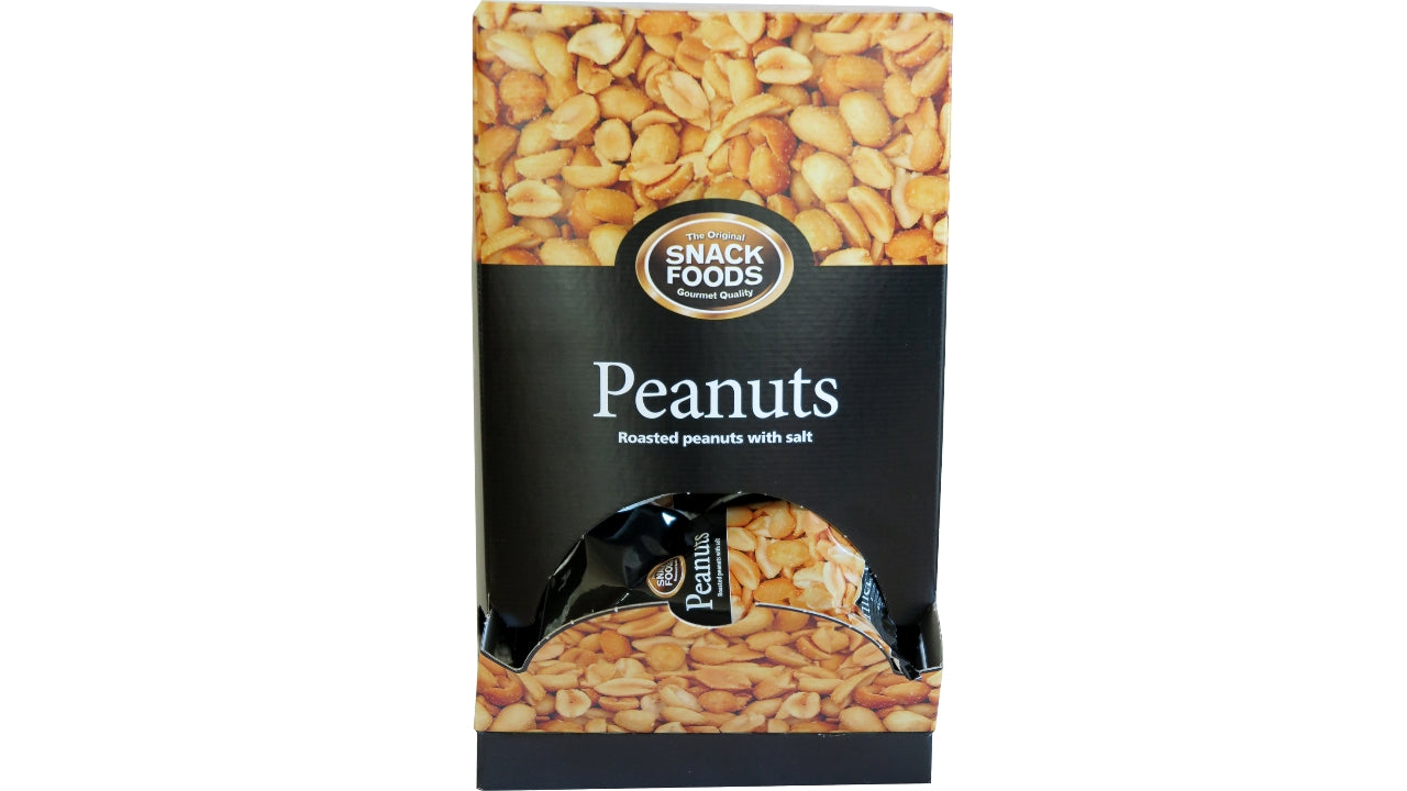 Peanuts ristede og saltede 25x25g