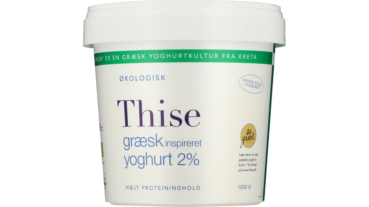 Øko Græsk insp. yoghurt 2% 1kg