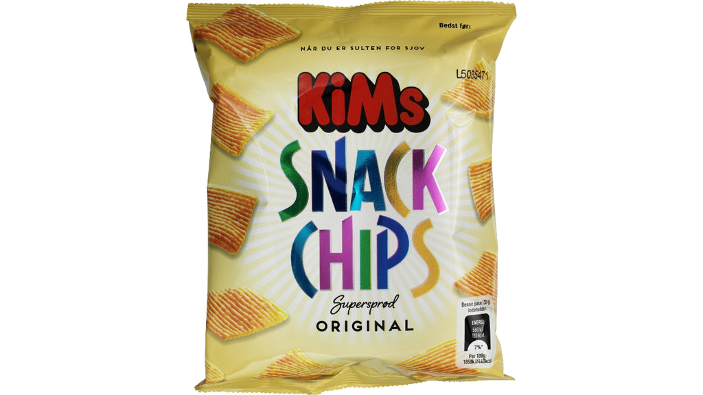 Snackchips krydret miniposer 30g
