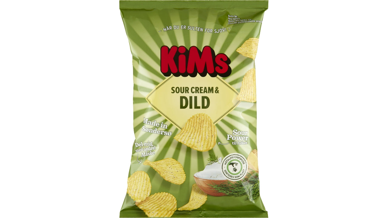 Sour cream & dild chips 170g