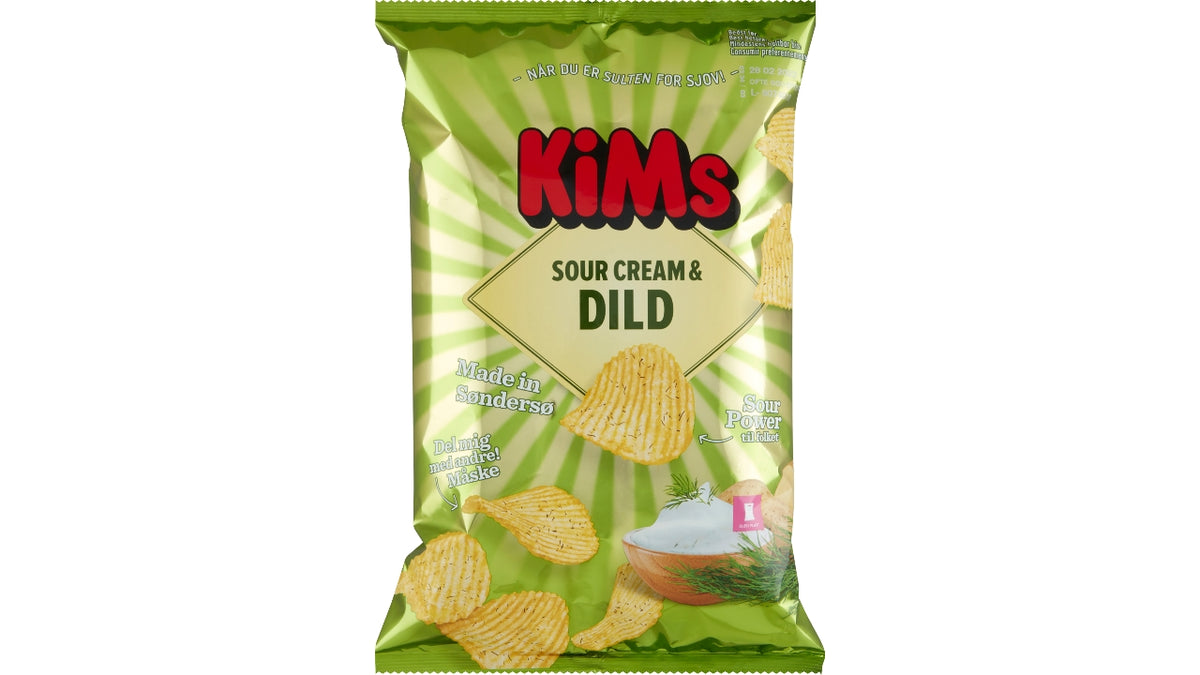 Sour cream & dild chips 170g