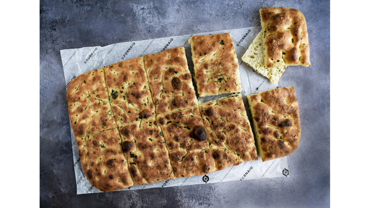Øko Focaccia med urteolie 3x1kg