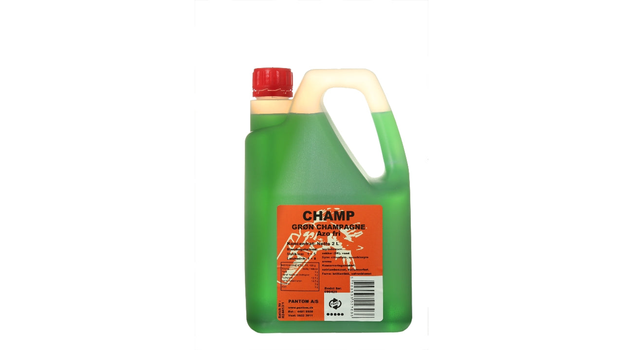 Slush ice grøn champagne 2L