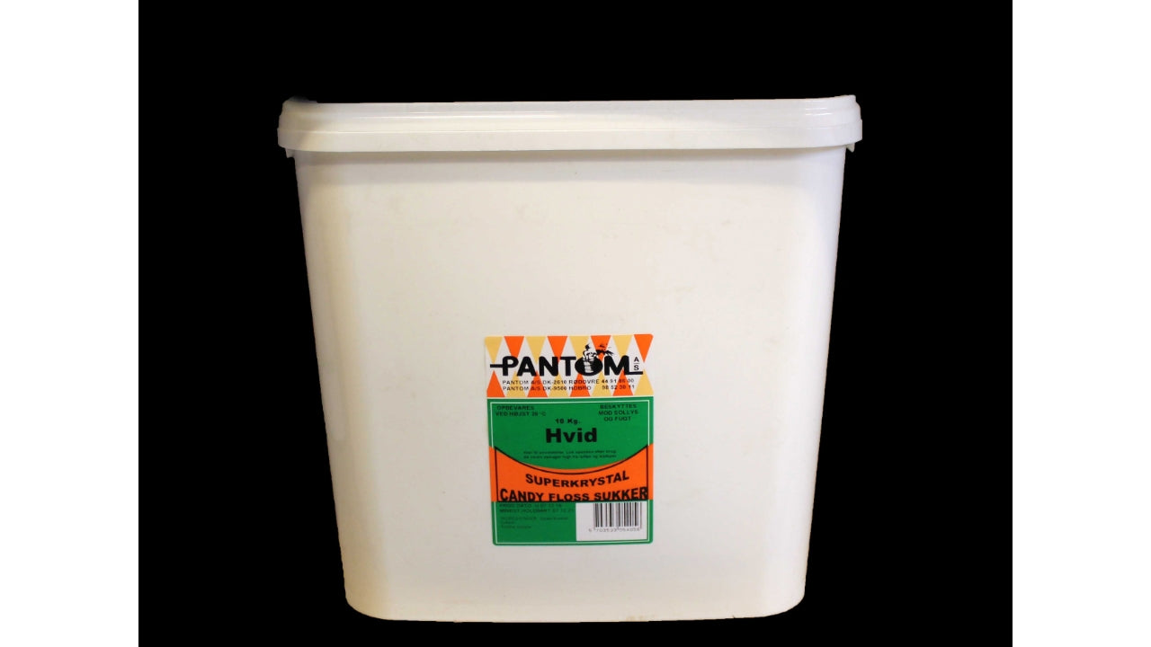 Candy floss sukker hvid 10kg
