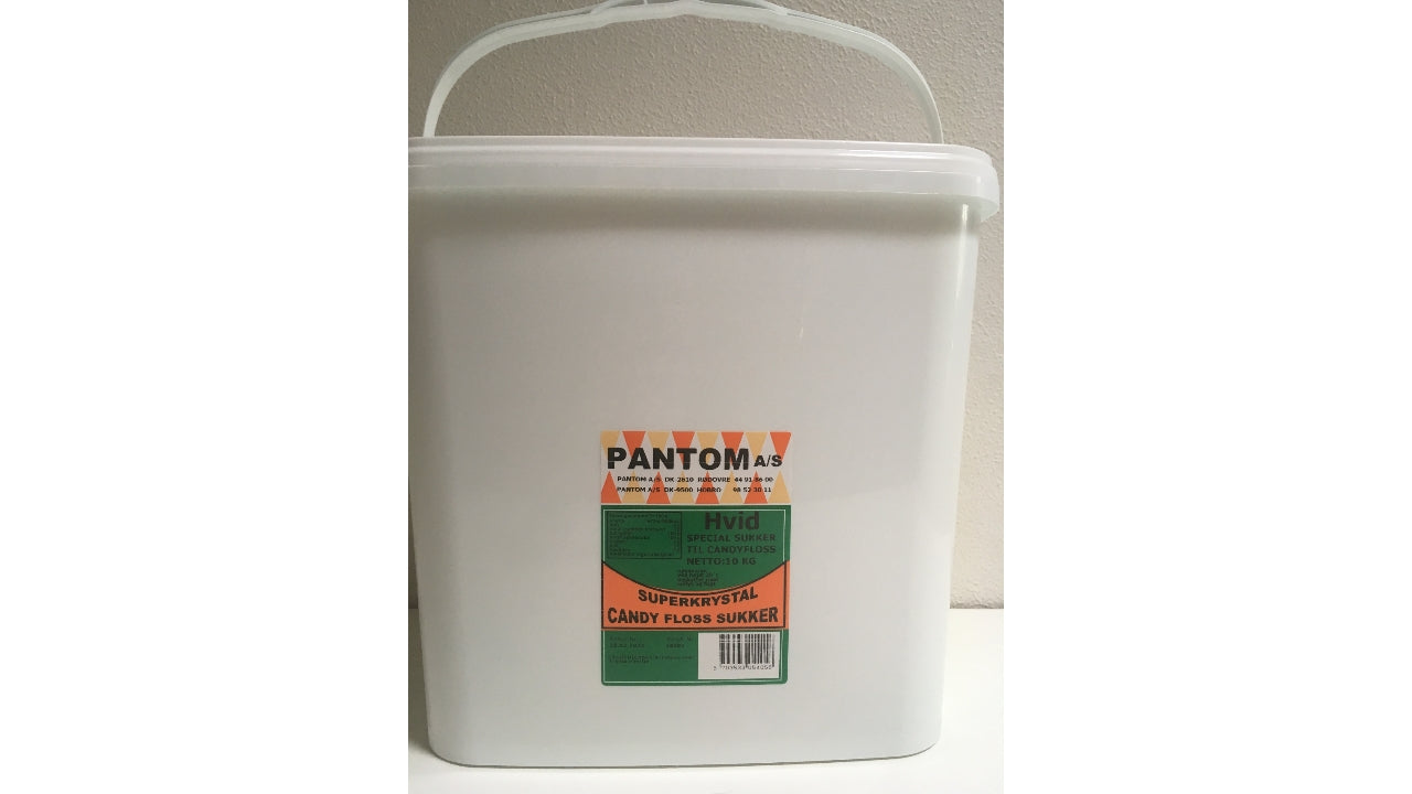 Candy floss sukker hvid 10kg