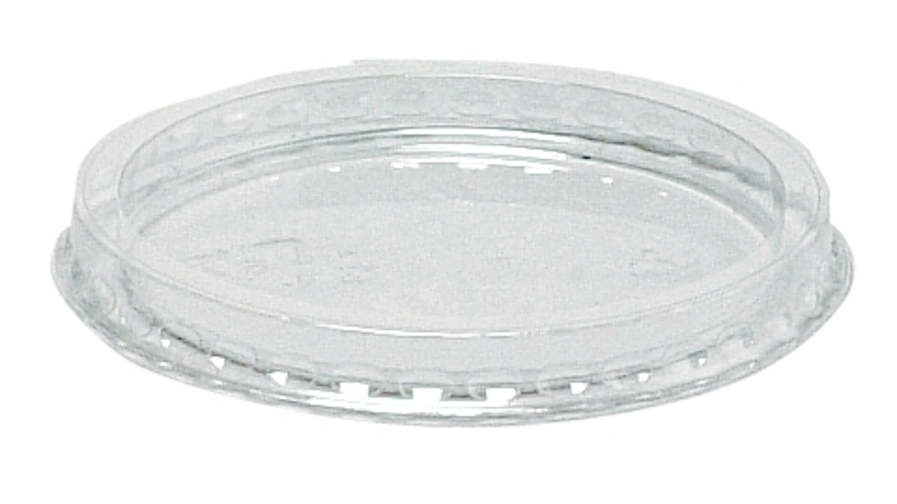 Låg klar Ø7,5cm RPET 100stk