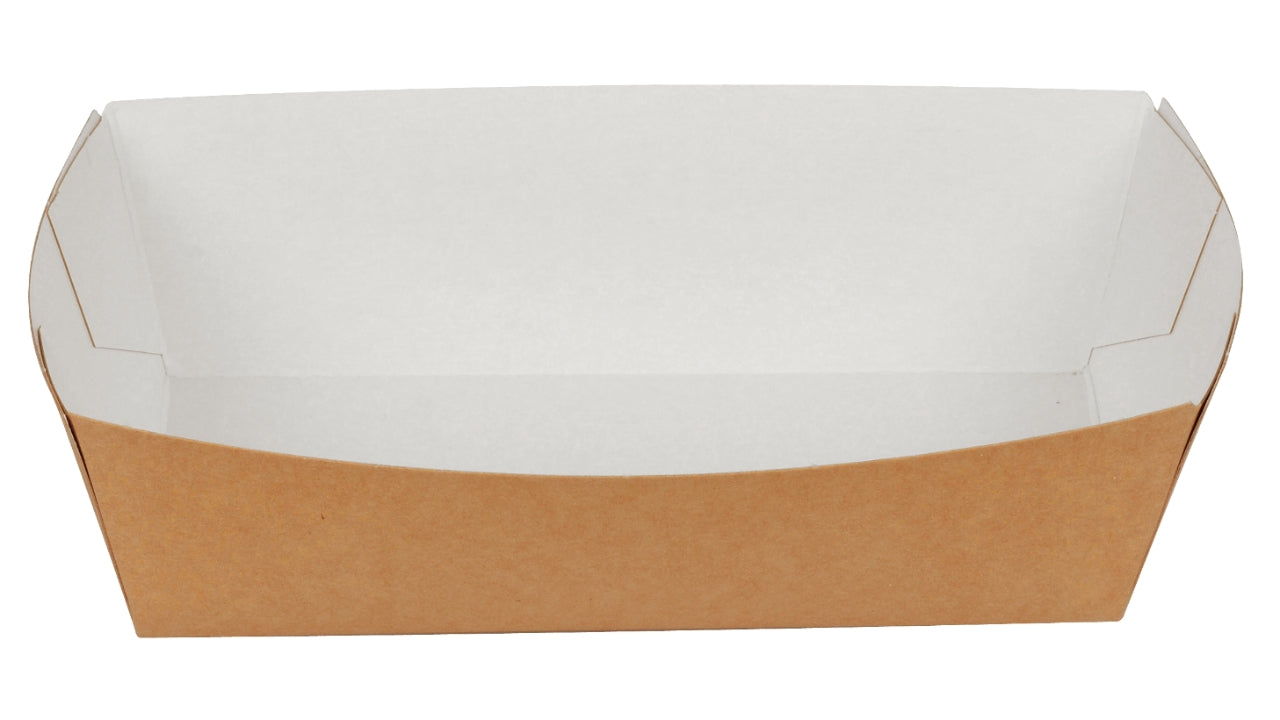Pommes frites bakke nr 1 90stk brun