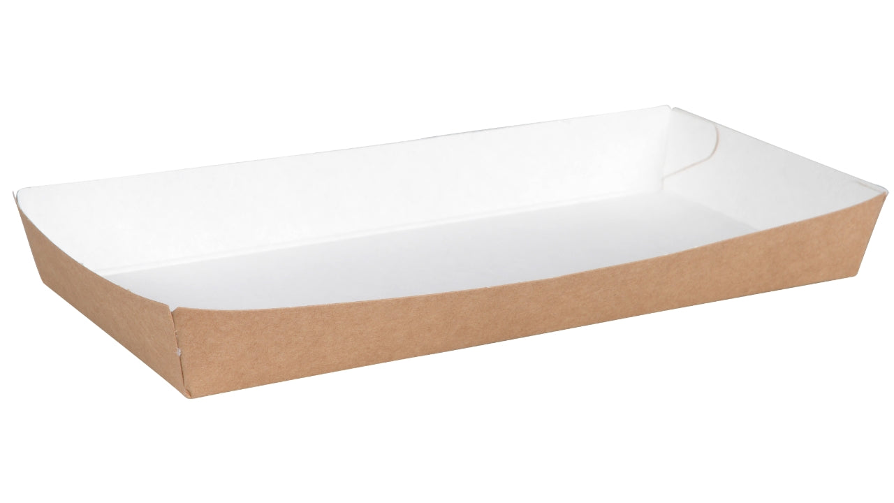 Pølsebakke med kant 100stk 20x10x2cm