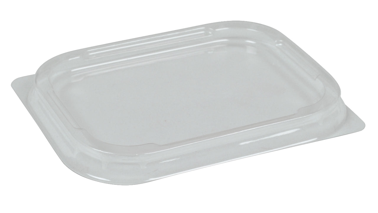Låg 11,3x8,8x1cm 110stk klar PET snap-on