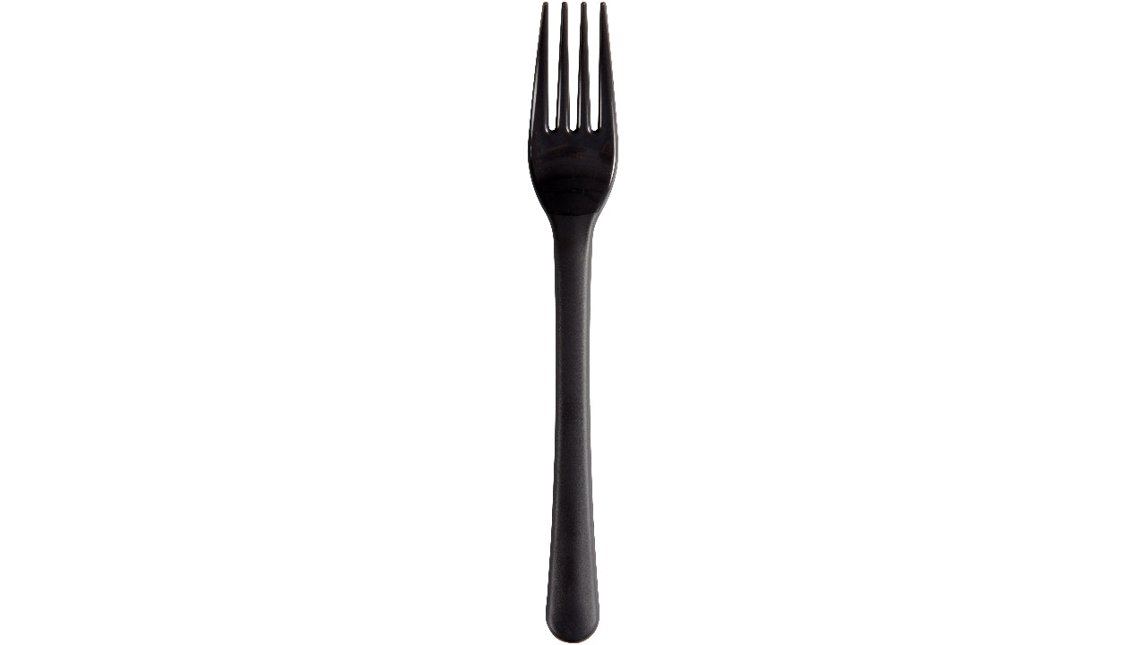 Flergangsgaffel 18cm PP koksgrå 50stk