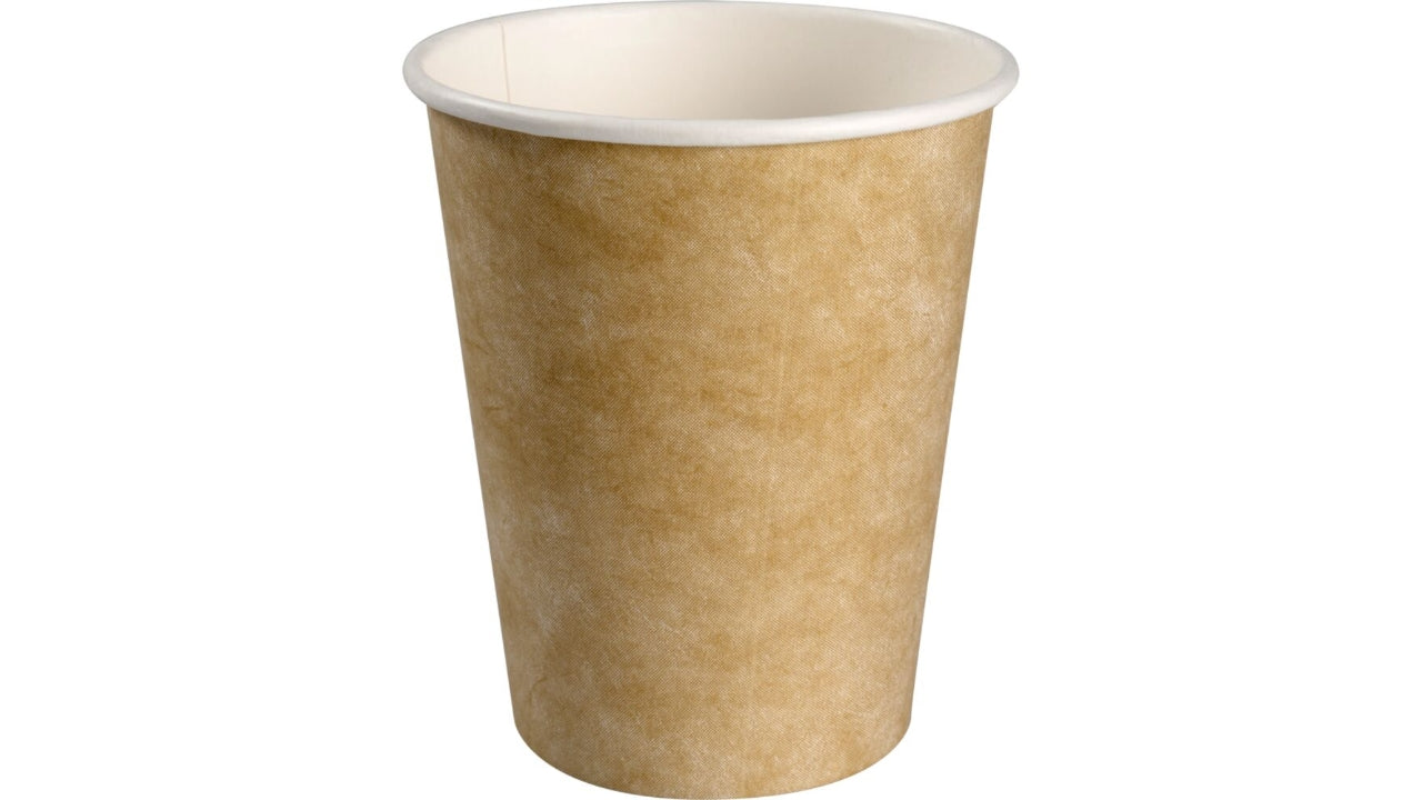 Kaffebæger 11cm Ø9cm 36cl brun 50stk