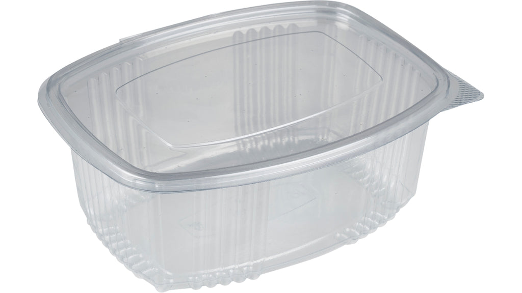 Salatbæger hængslet låg 750ml 100stk
