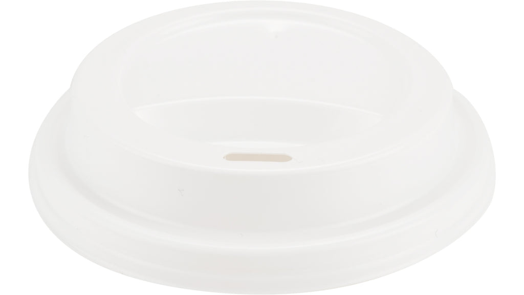 Drikkelåg Ø8cm hvid PS 100stk