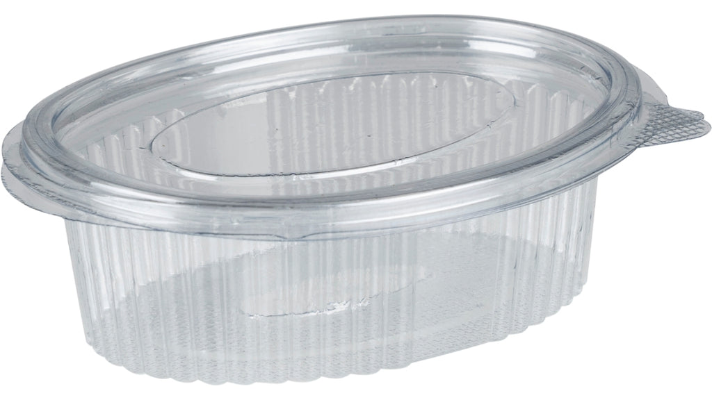 Portionsbæger hængslet låg 100ml 100stk