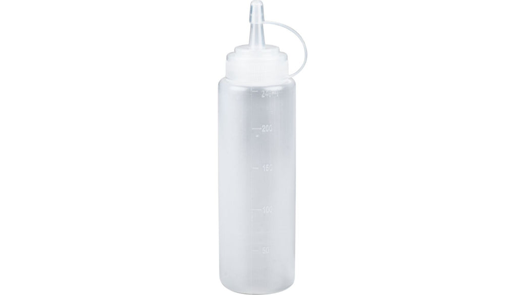 Dressingflaske 240ml klar PE/PP