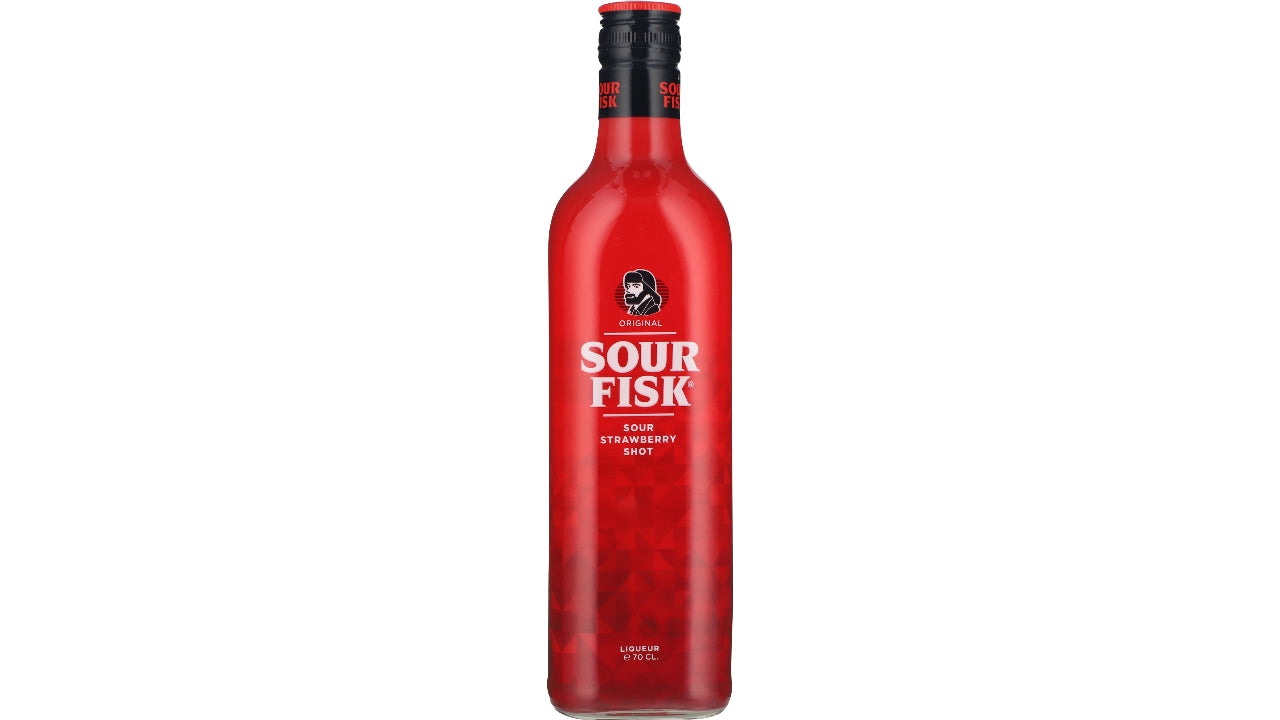 Sour Fisk strawberry 15% 70cl