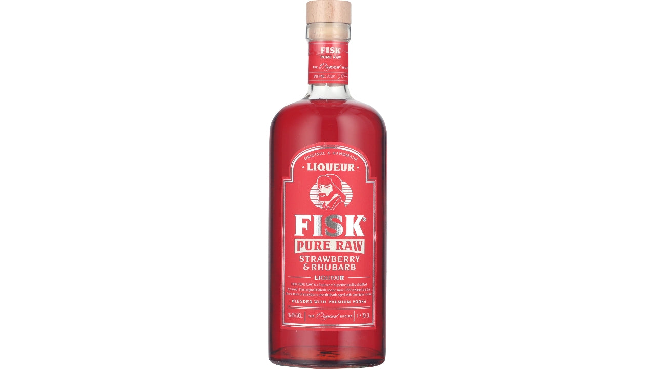 Pure raw strawberry rhubarb 16,4% 70cl