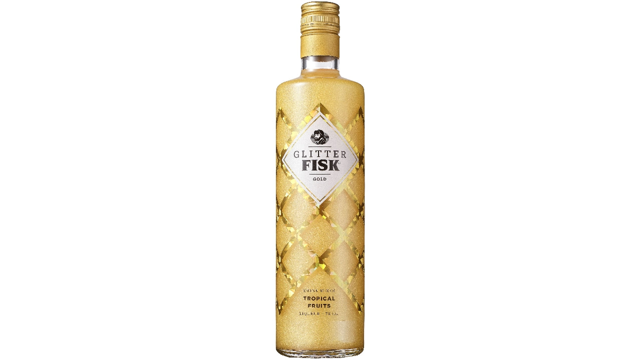 Glitter Fisk gold 15% 70cl