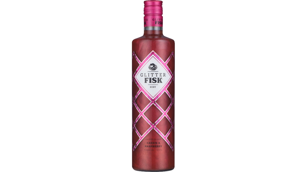 Glitter Fisk ruby 15% 70cl