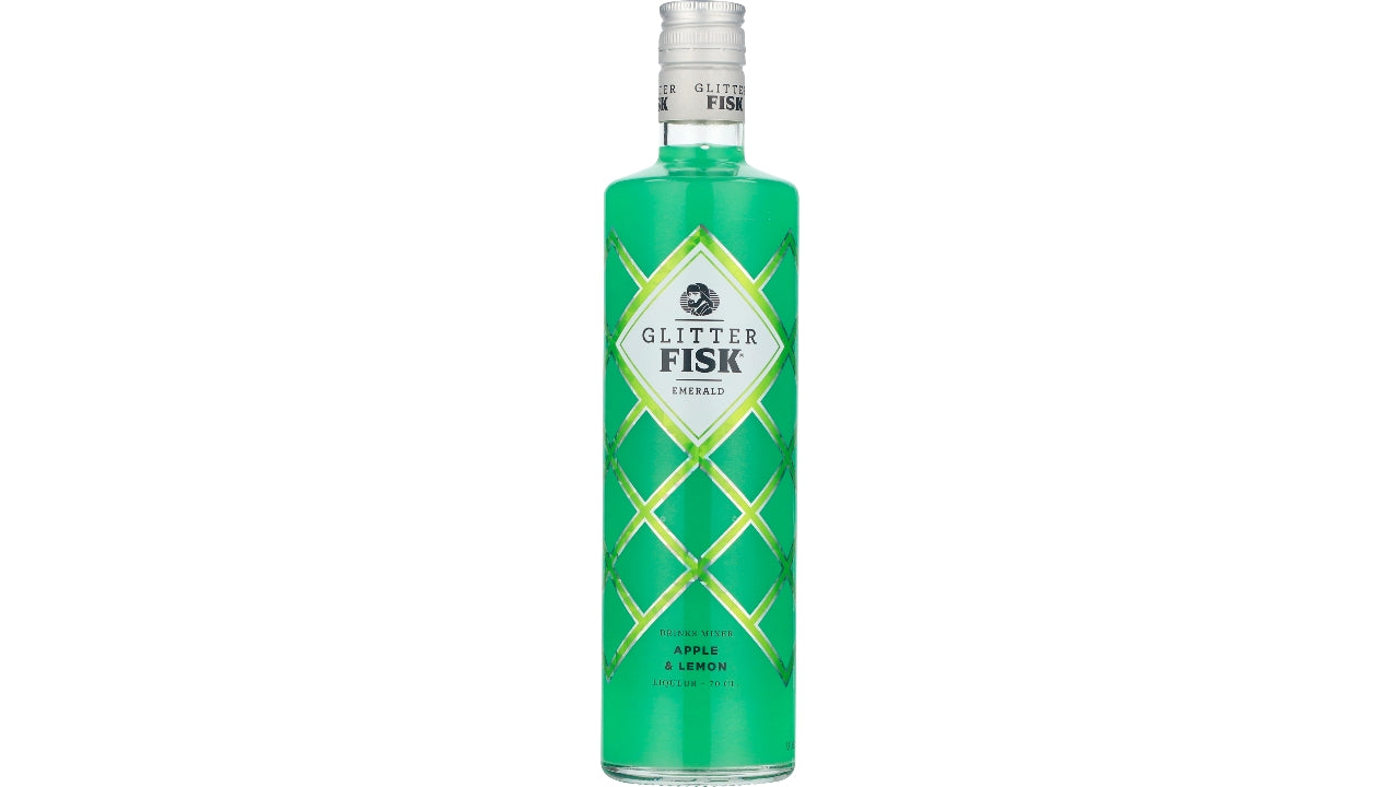 Glitter Fisk Emerald 15% 70cl