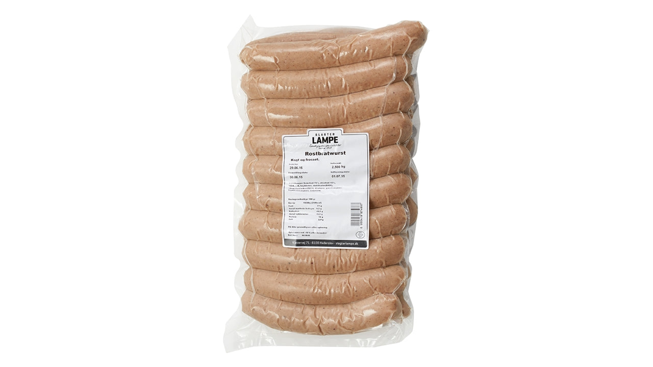 Rostbratwurst 150g 2,5kg