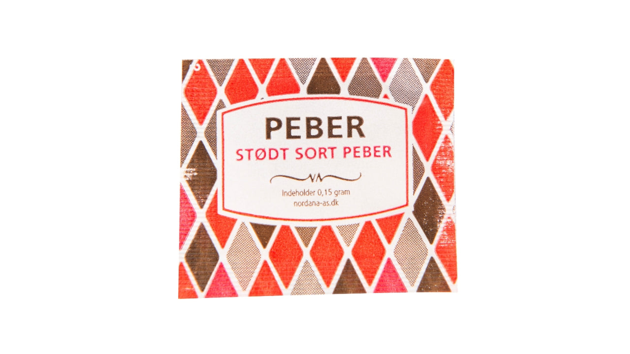 Peber brev 0,15g 1300stk display