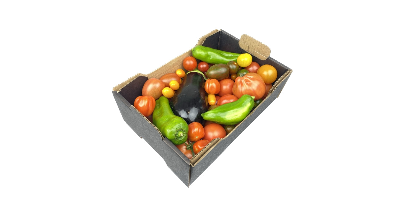 Tomater og grønt drivhusmix 1,8 kg